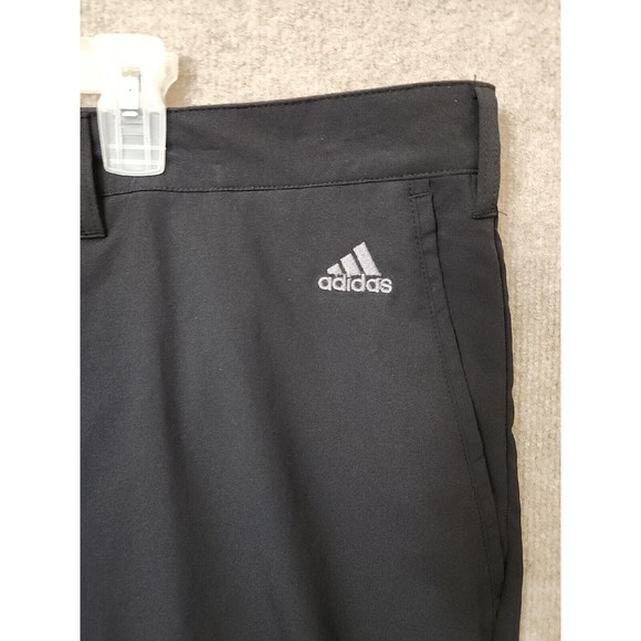 adidas Climalite 10.5 inch Performance Golf Shorts Mens 52 Black Lightweight NEW - Picture 3 of 9